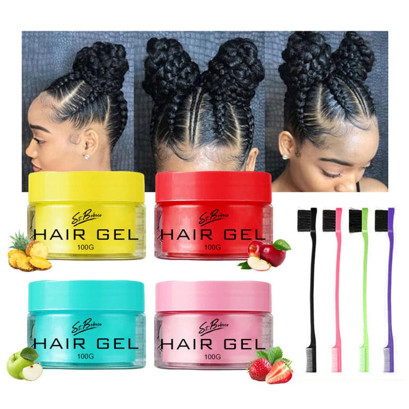 BBC Herbal Strong Hold Alcohol-Free Hair Gel for Women-Braid Curly Hair Styling Shine/Gloss MSDS Certified Supplier OEM/ODM